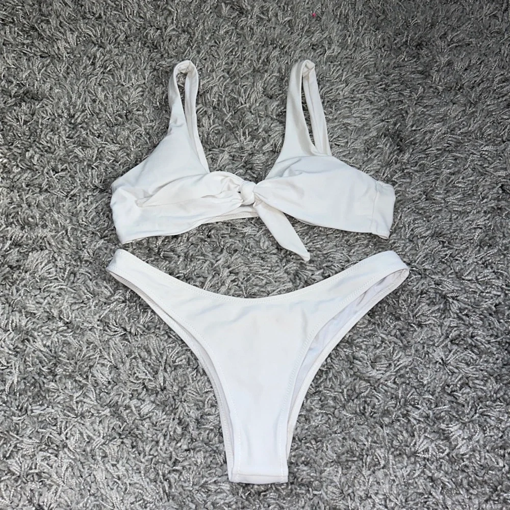 SHEIN White Bikini Medium - Picture 1 of 4